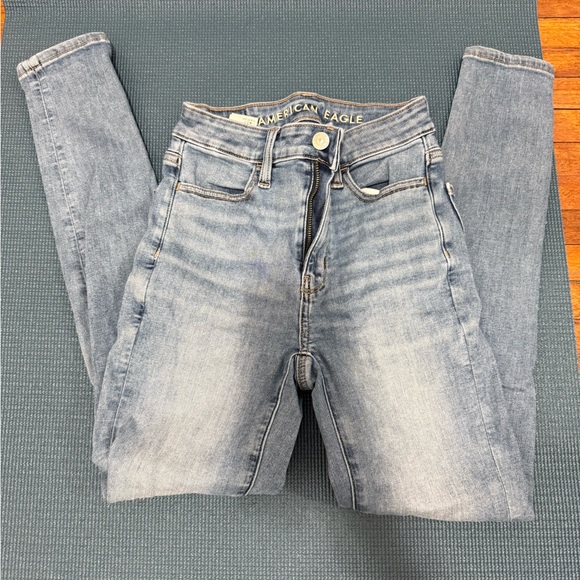American Eagle Outfitters Denim - American Eagle Outfitters Women's Light Blue Skinny Jeans